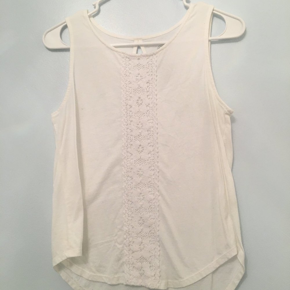 White Wonder Nation LG 10/12 Plus Girls White Top